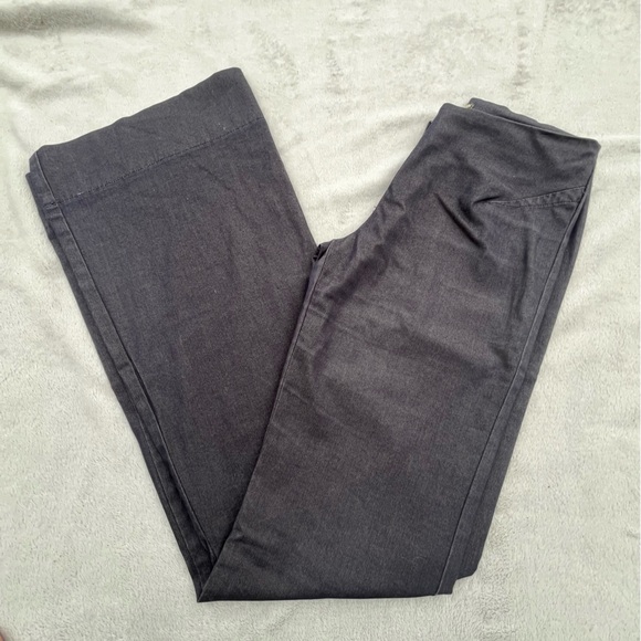 Buffalo David Bitton Dark Navy Low Rise Flared Pants - Tall - Picture 4 of 13